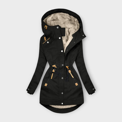 Elita | Manteau élégant doublé de fourrure
