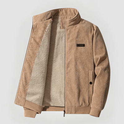 Udo | Veste en velours côtelé avec doublure en polaire