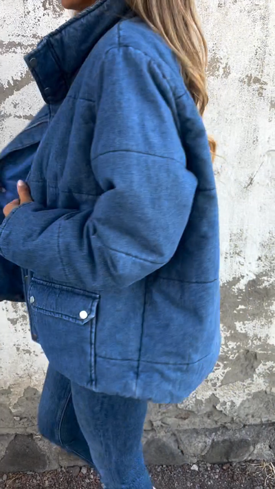 Veste bouffante en jean