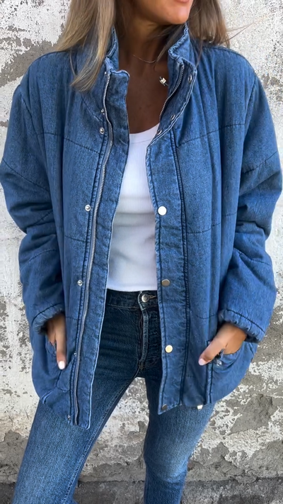 Veste bouffante en jean