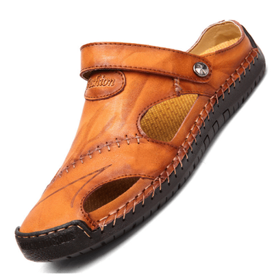 Vincent | Sandales en cuir orthopédique