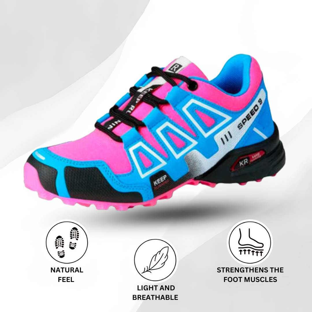 OrthoTrekking - Chaussure de trekking et de randonnée ergonomique et antalgique