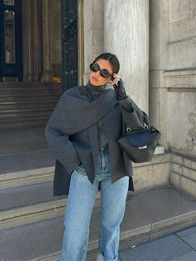 Nina | Manteau cape élégant