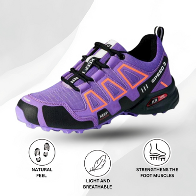OrthoTrekking - Chaussure de trekking et de randonnée ergonomique et antalgique