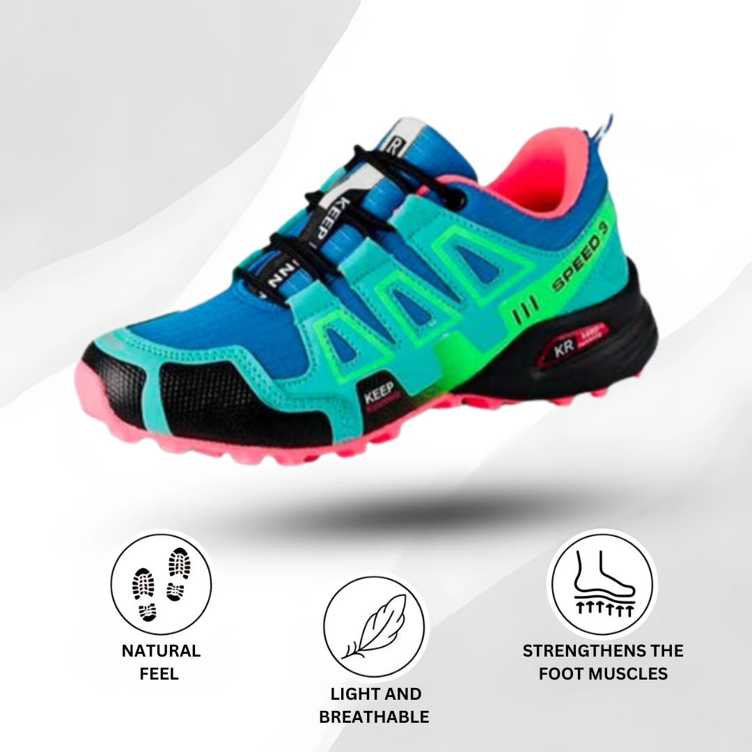 OrthoTrekking - Chaussure de trekking et de randonnée ergonomique et antalgique