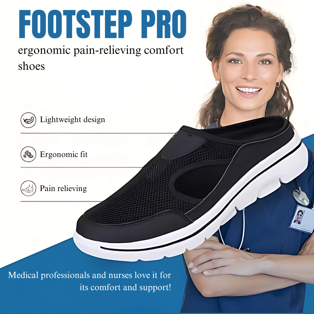 Footstep Pro - chaussures confortables ergonomiques & antidérapantes (2025)