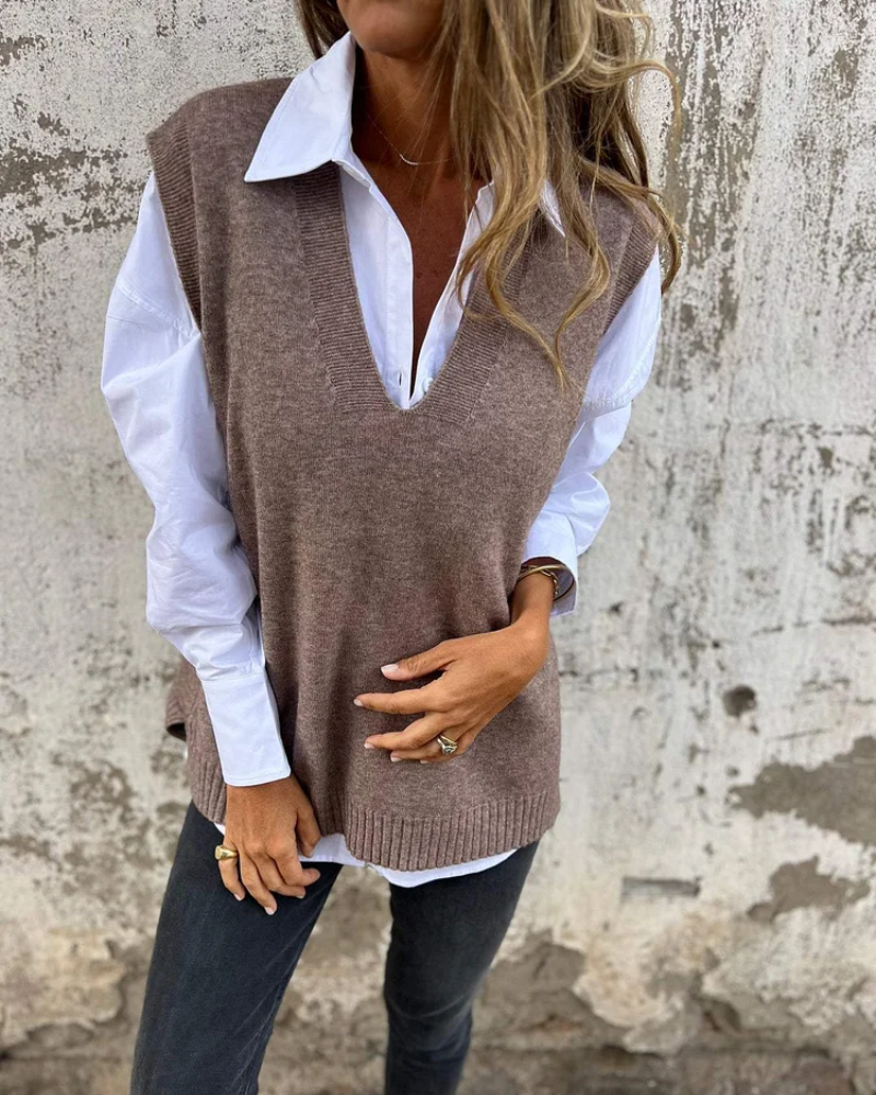 Patricia | Gilet confortable en tricot