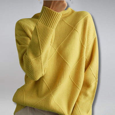 Adelle | Pull à col roulé en cachemire