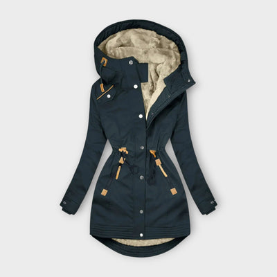 Elita | Manteau élégant doublé de fourrure