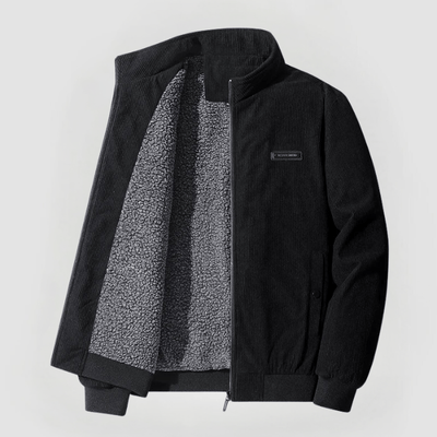 Udo | Veste en velours côtelé avec doublure en polaire