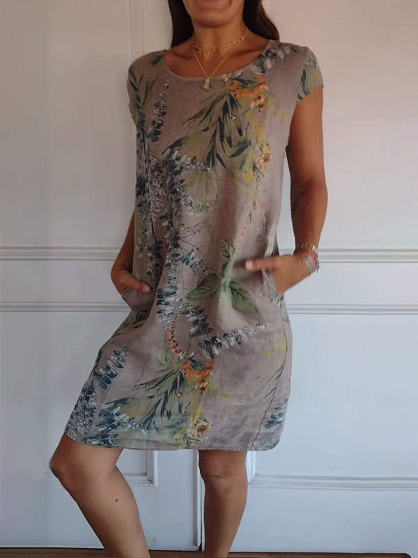 Ariane | Robe confortable à col ras du cou
