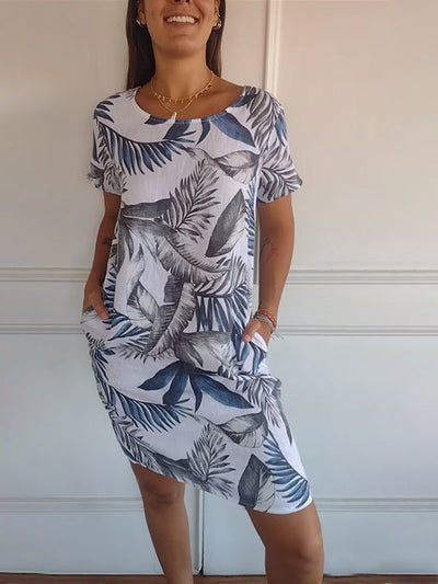 Ariane | Robe confortable à col ras du cou