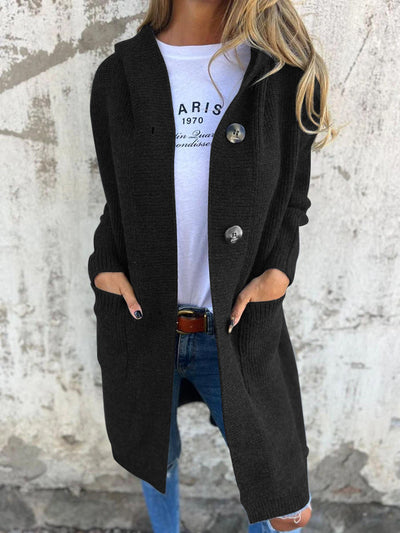 Gallia | Élégant cardigan long en maille