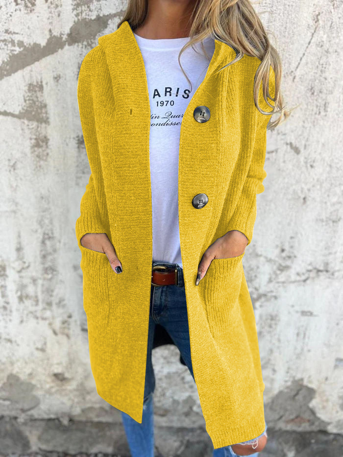 Gallia | Élégant cardigan long en maille
