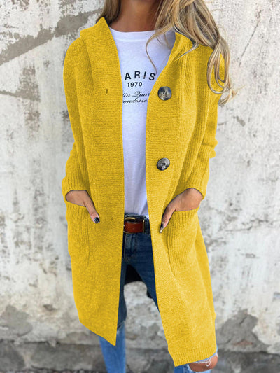 Gallia | Élégant cardigan long en maille