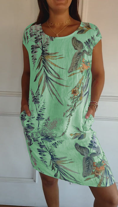 Ariane | Robe confortable à col ras du cou