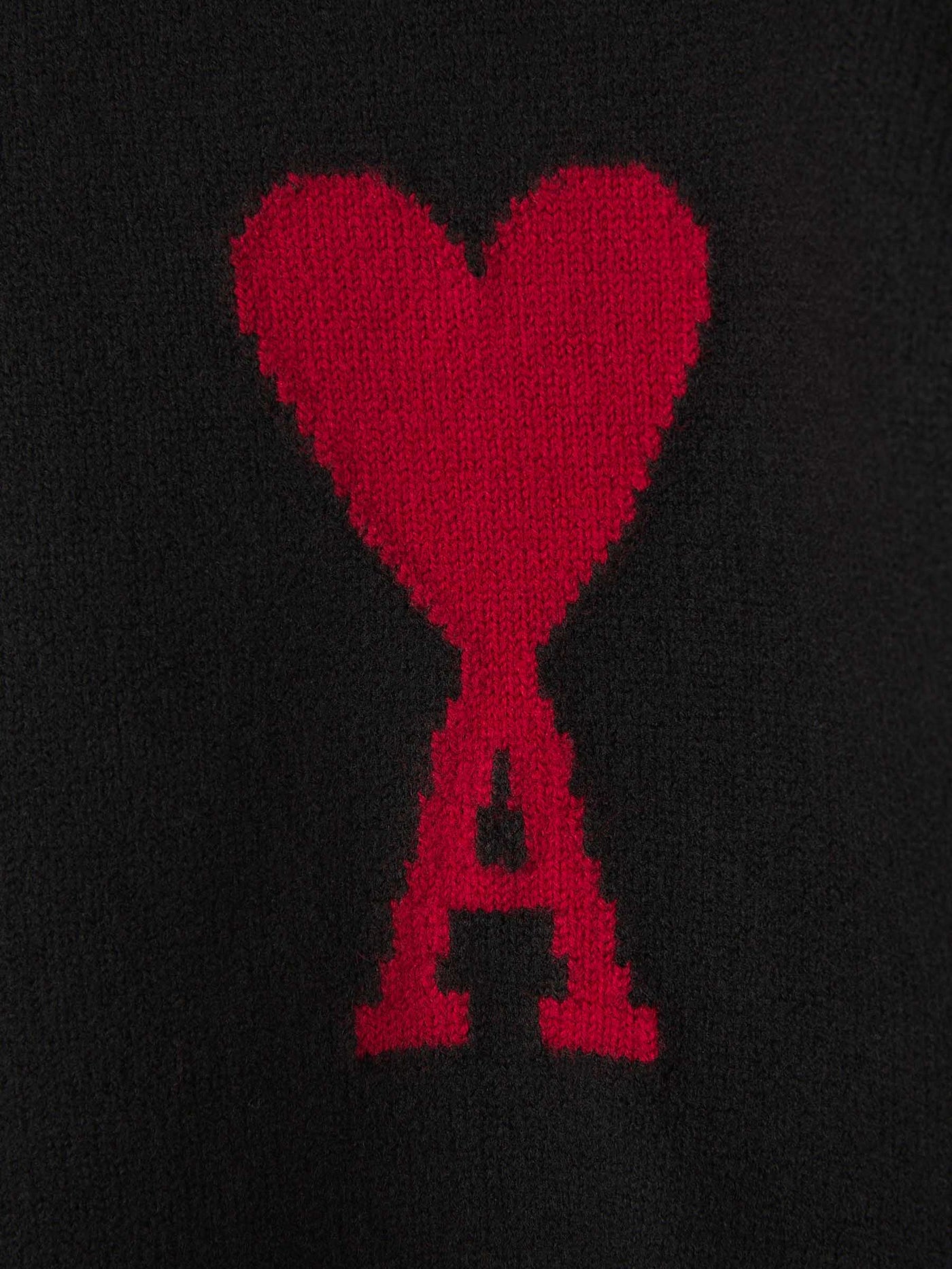 Ami | Pull imprimé en forme de cœur