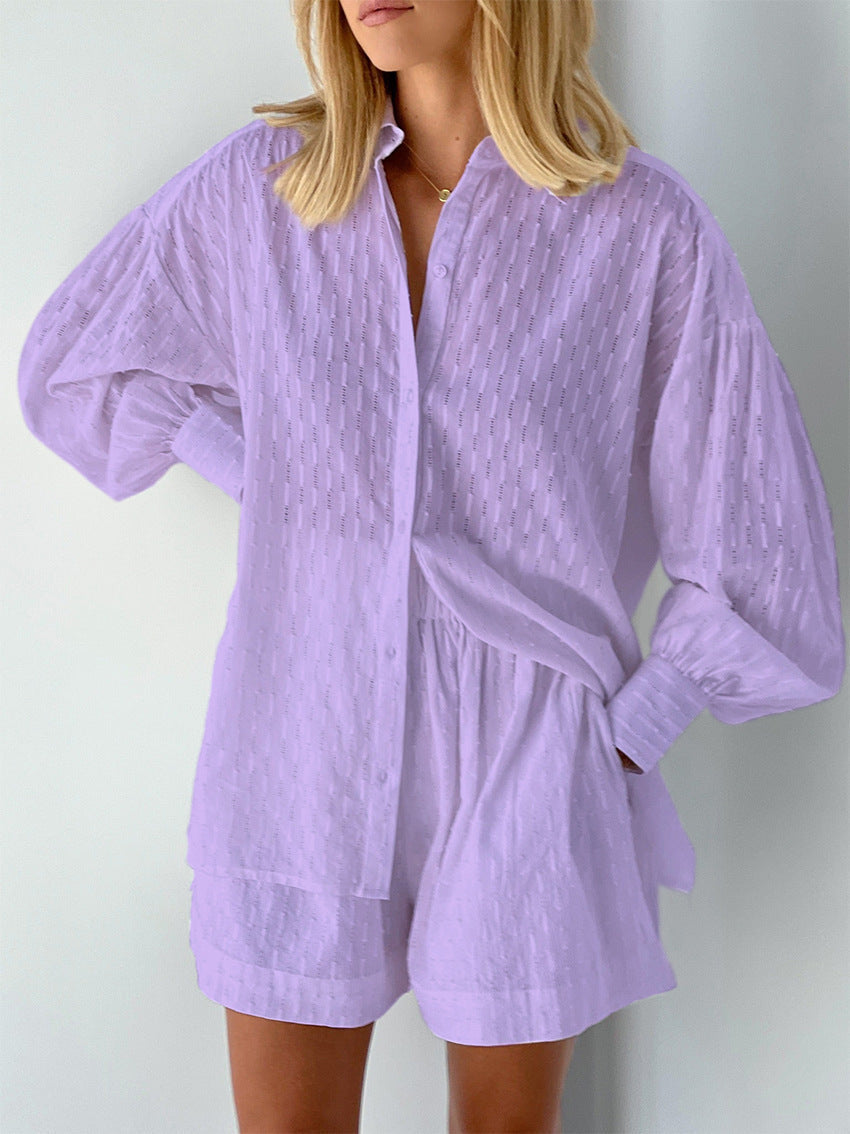 Odette | Ensemble chemise et short chic