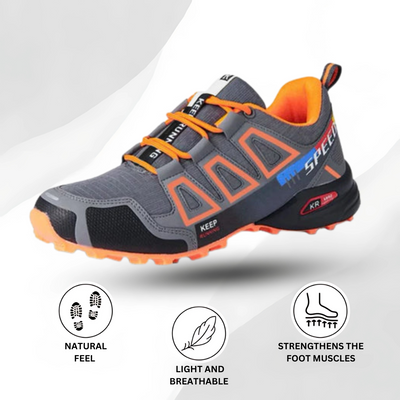 OrthoTrekking - Chaussure de trekking et de randonnée ergonomique et antalgique