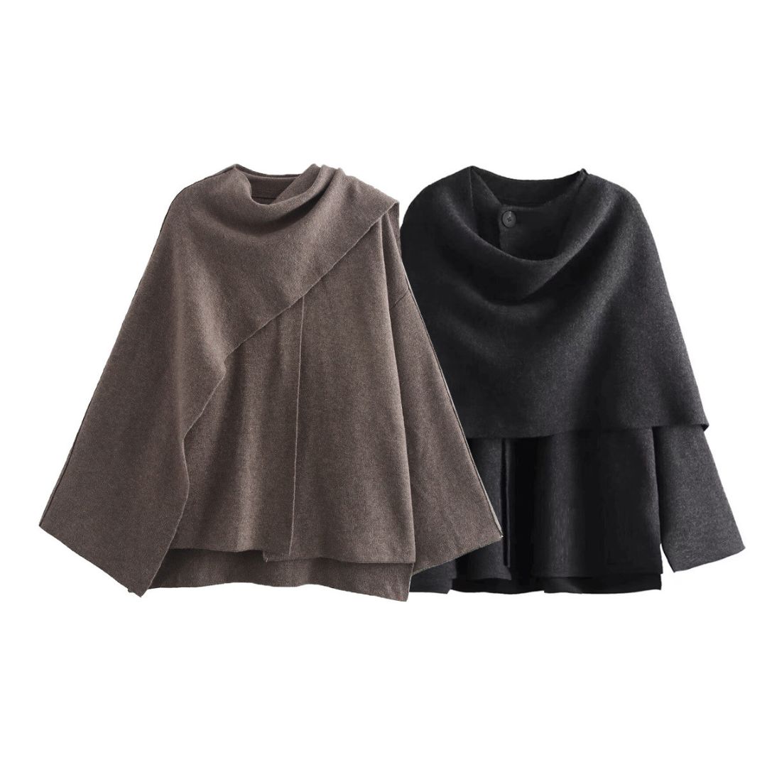 Nina | Manteau cape élégant