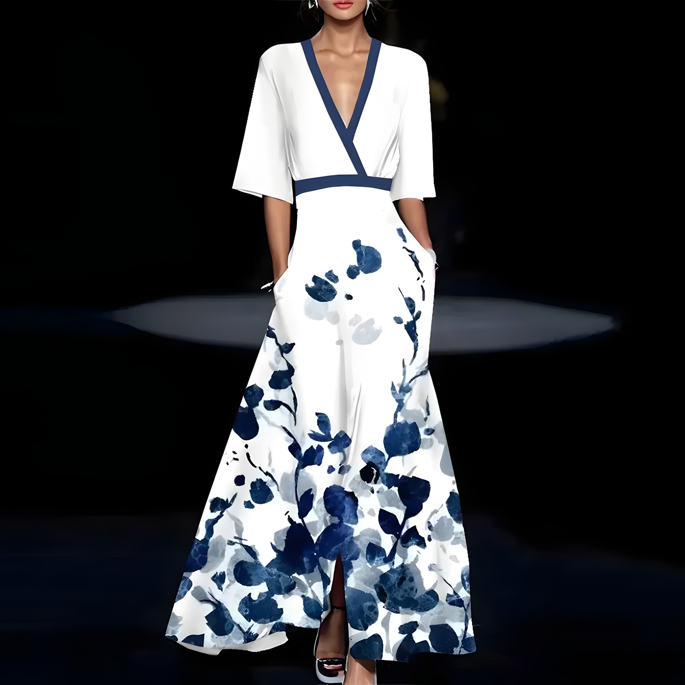 Madeleine | Robe élégante avec manches