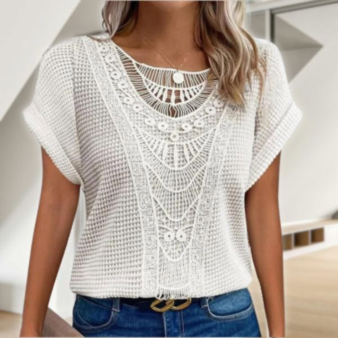 Merci | Top en dentelle chic et élégant