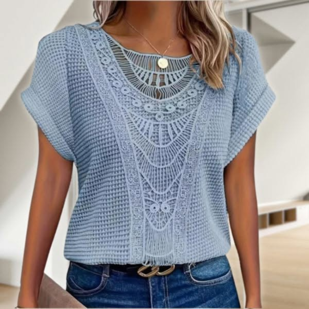 Merci | Top en dentelle chic et élégant