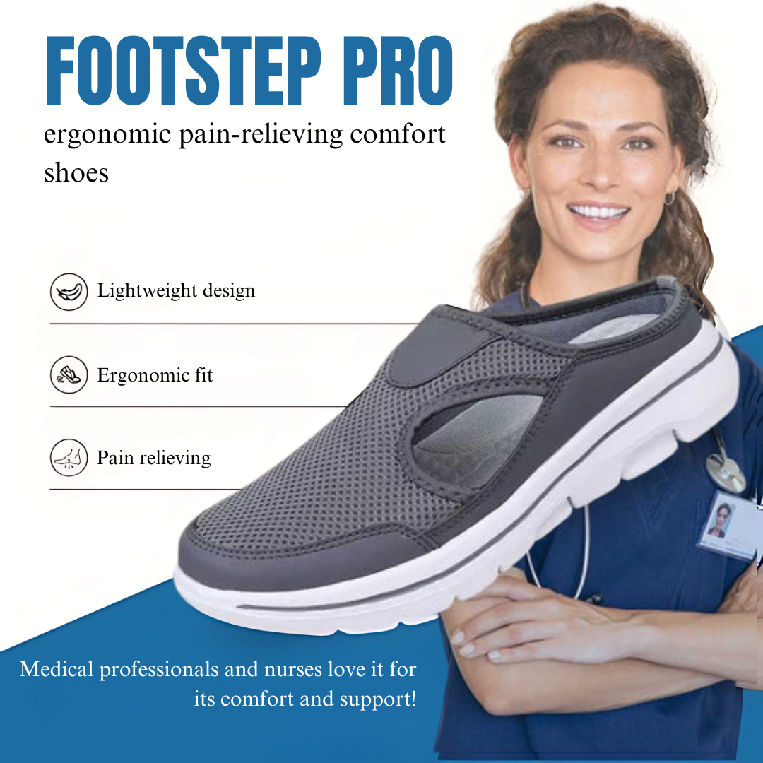Footstep Pro - chaussures confortables ergonomiques & antidérapantes (2025)