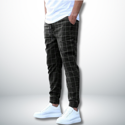 Denis | Pantalon confortable à motifs écossais