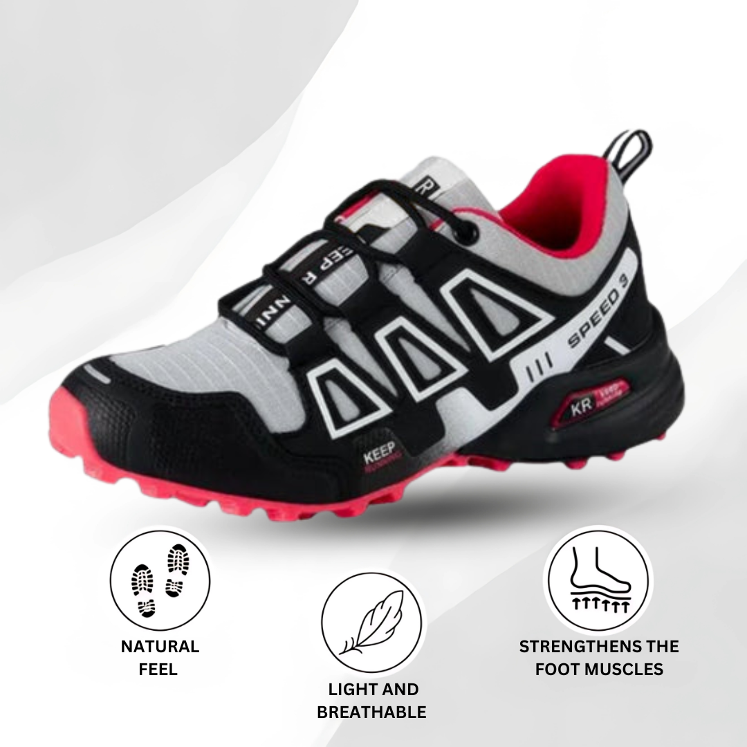 OrthoTrekking - Chaussure de trekking et de randonnée ergonomique et antalgique