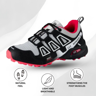OrthoTrekking - Chaussure de trekking et de randonnée ergonomique et antalgique