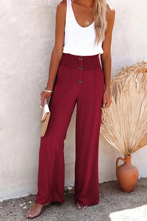 Christelle | Pantalon confortable à taille haute
