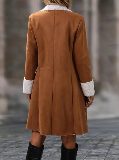 Zoé | Veste en laine longue