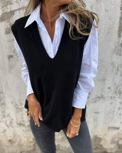 Patricia | Gilet confortable en tricot
