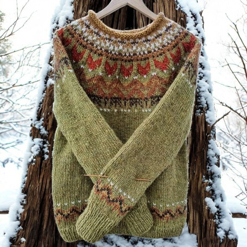 Clara | Pull en Tricot Vintage