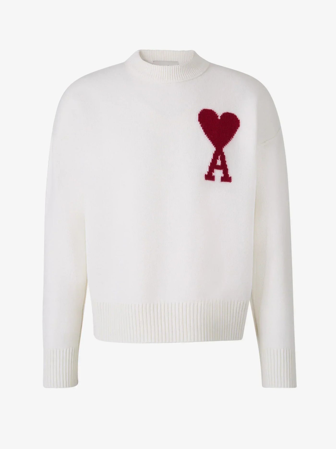 Ami | Pull imprimé en forme de cœur