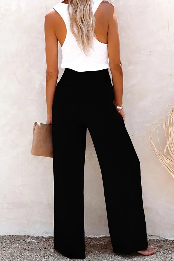 Christelle | Pantalon confortable à taille haute