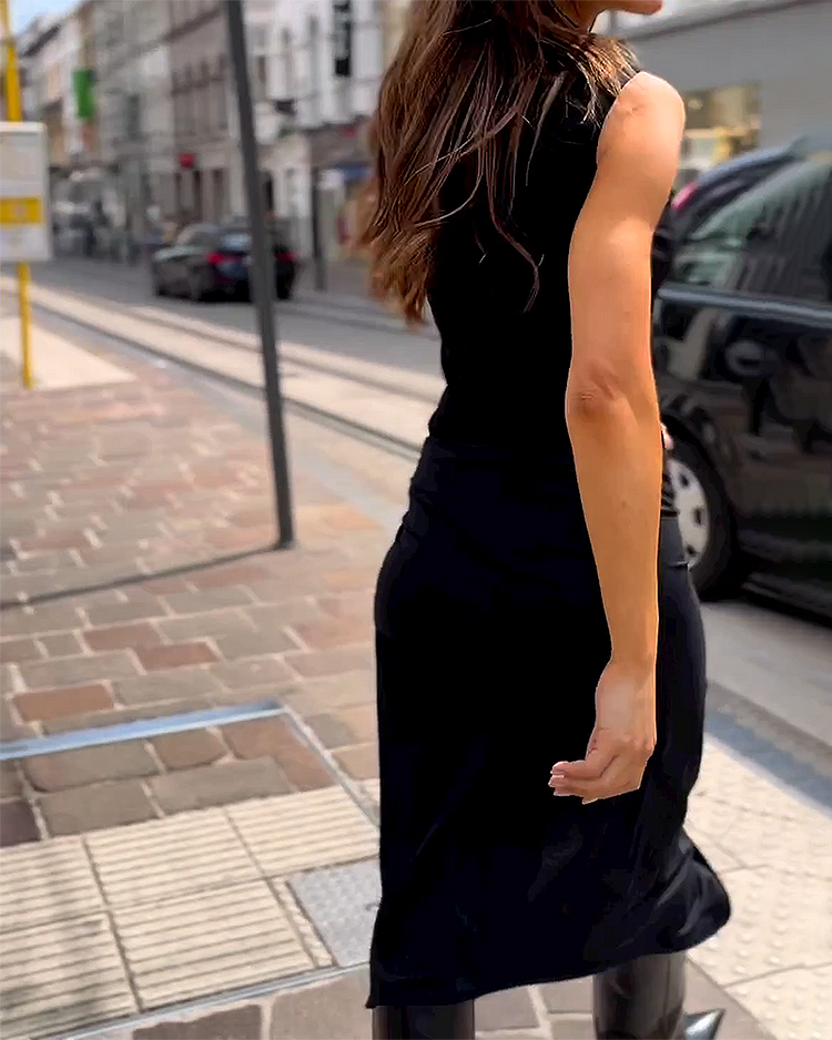 Ariana | Longue robe sans manches