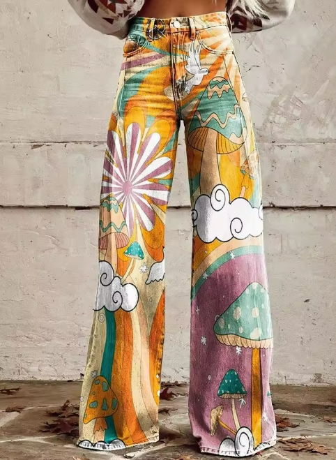 Olympia | Pantalon boho vintage