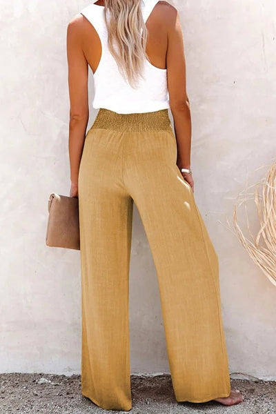 Christelle | Pantalon confortable à taille haute