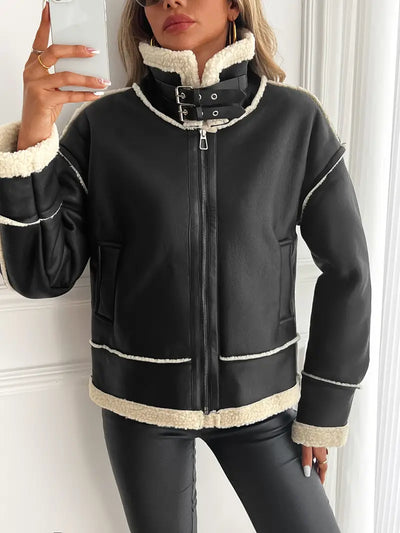 Marie | Veste en cuir élégante