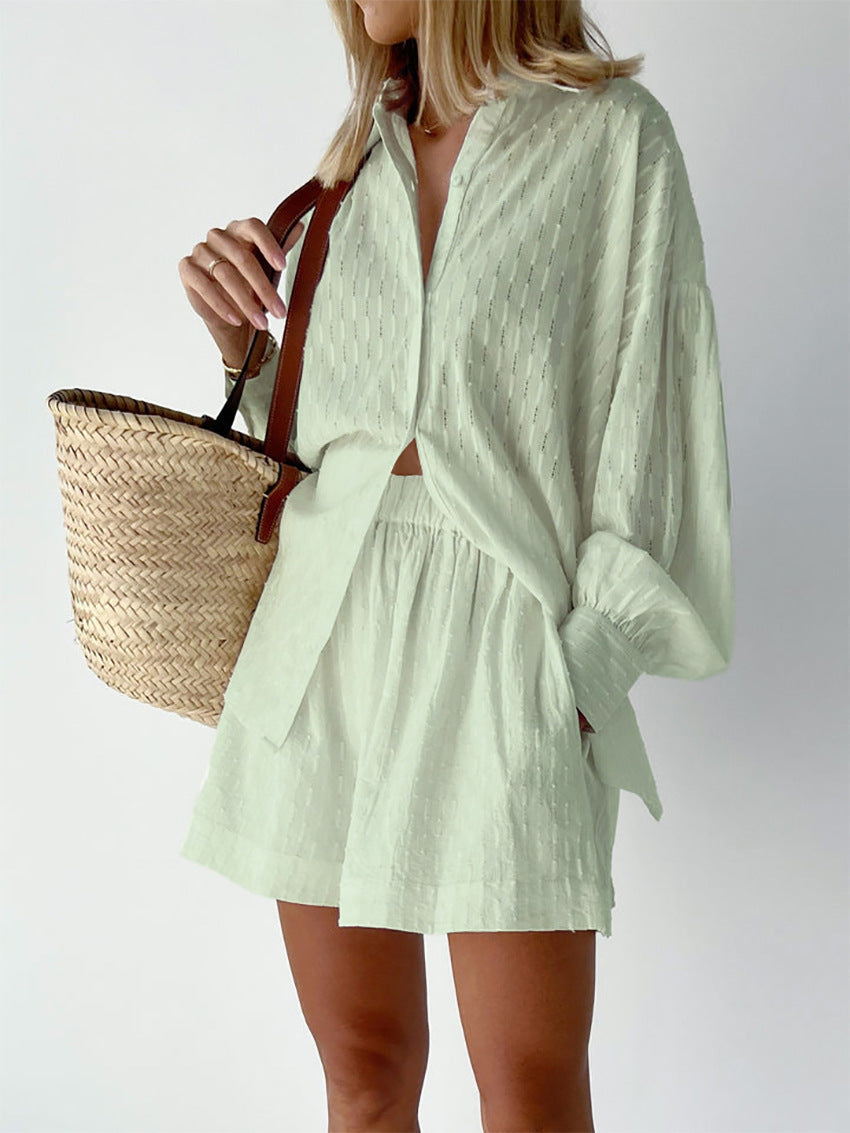 Odette | Ensemble chemise et short chic