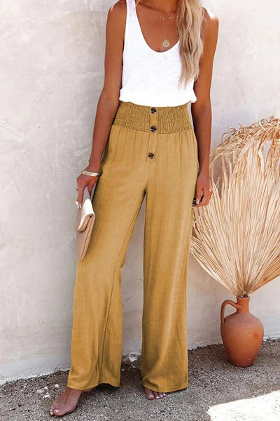 Christelle | Pantalon confortable à taille haute