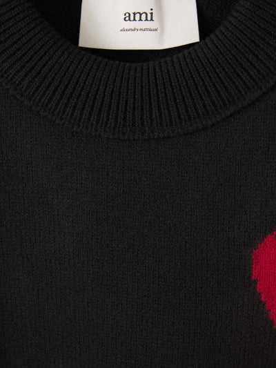 Ami | Pull imprimé en forme de cœur