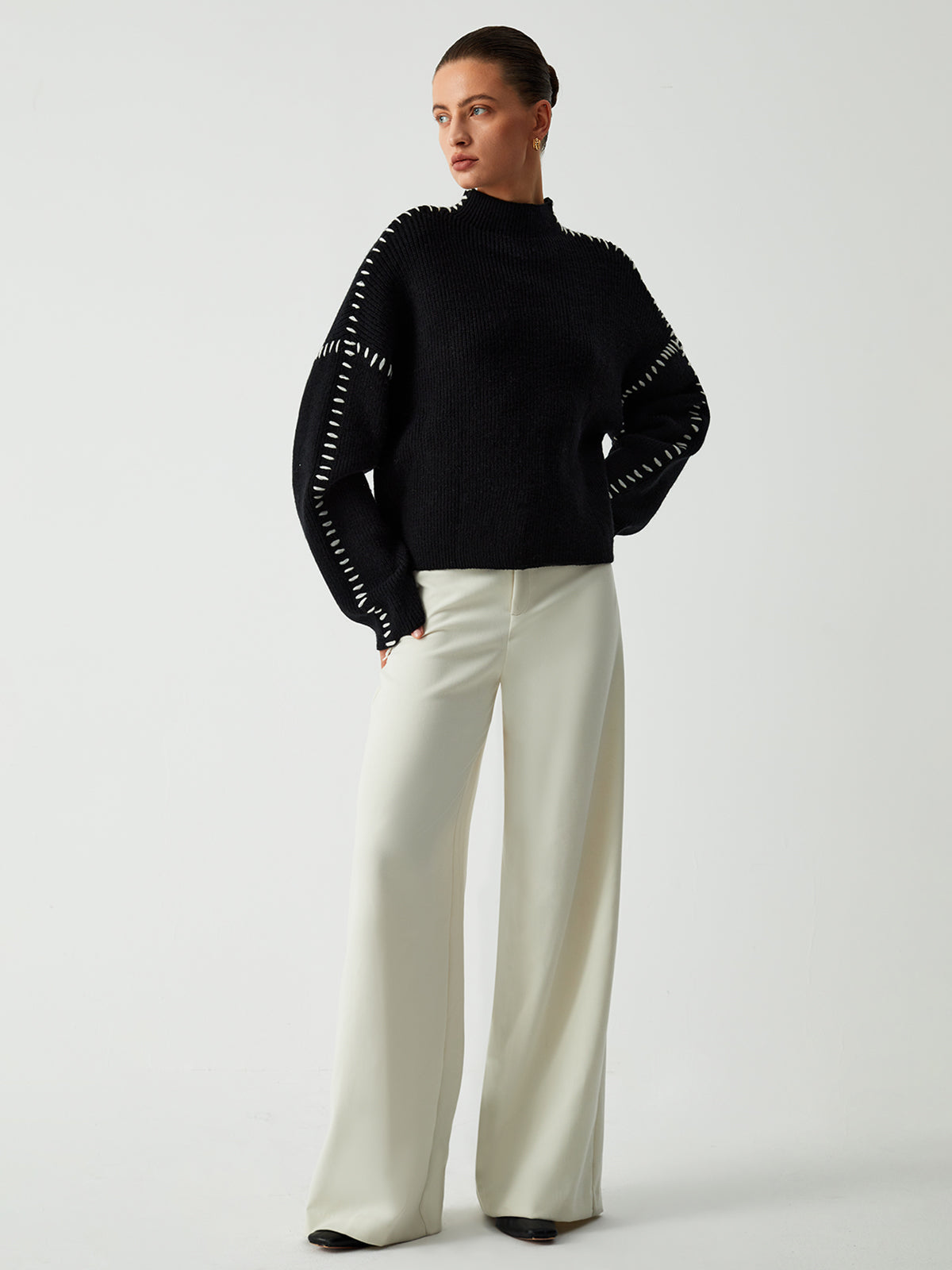 Alma | Pull à col roulé