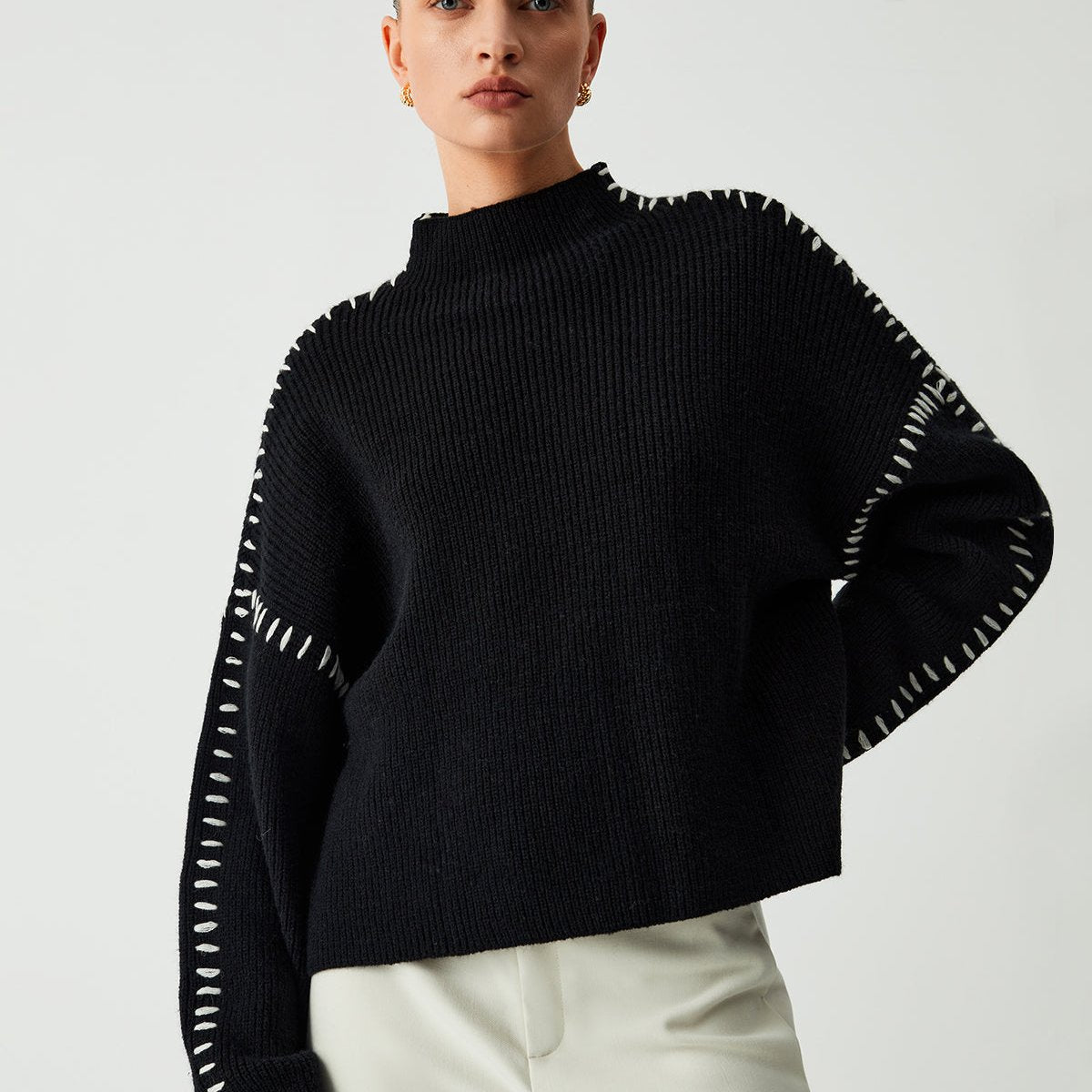 Alma | Pull à col roulé