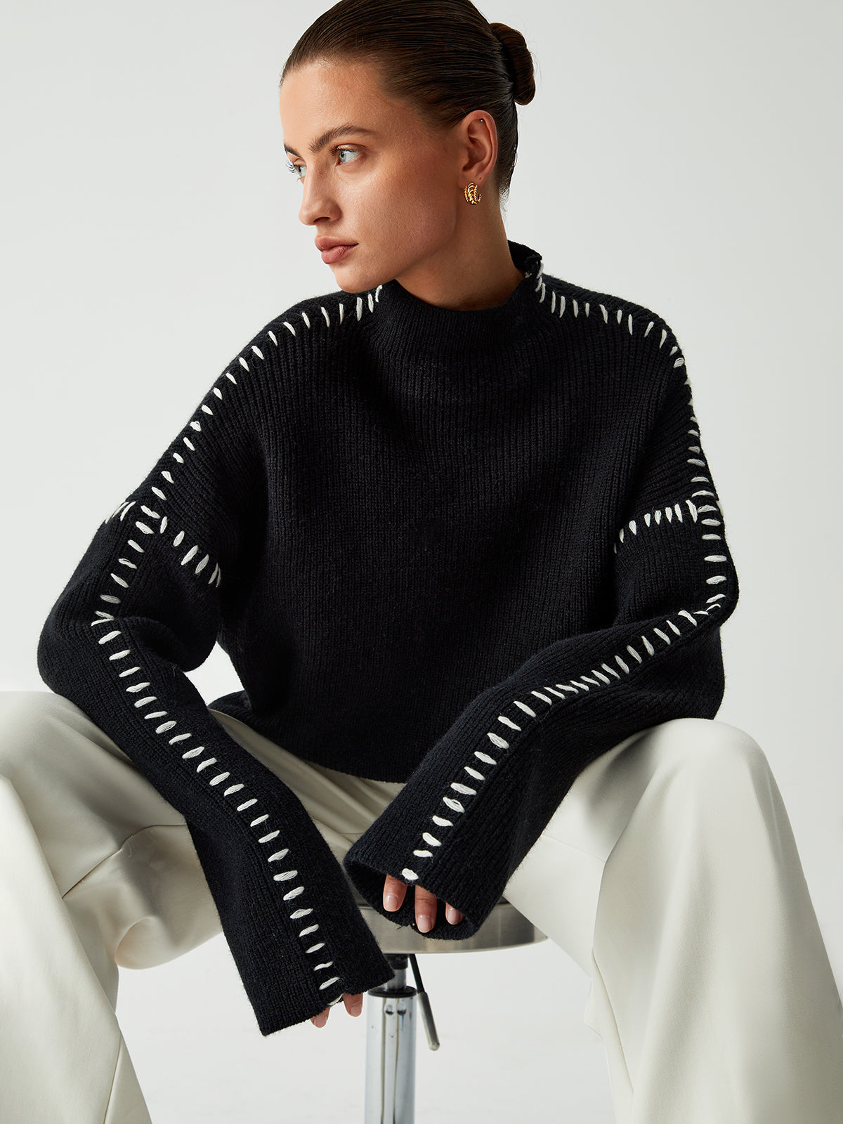 Alma | Pull à col roulé