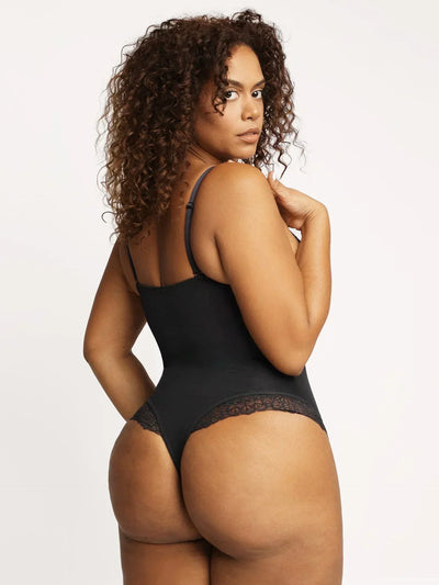 Denise | Body avec un profond décolleté en V