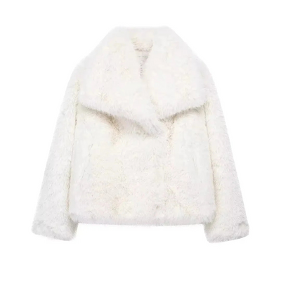 Yara | Manteau effet fourrure