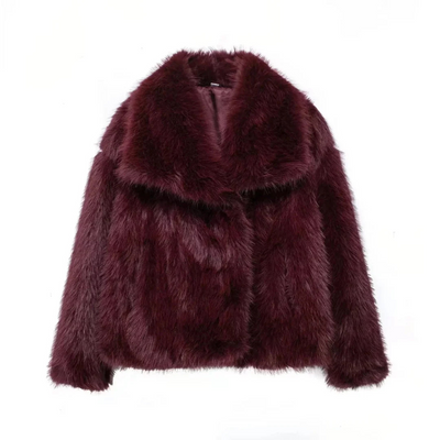 Yara | Manteau effet fourrure